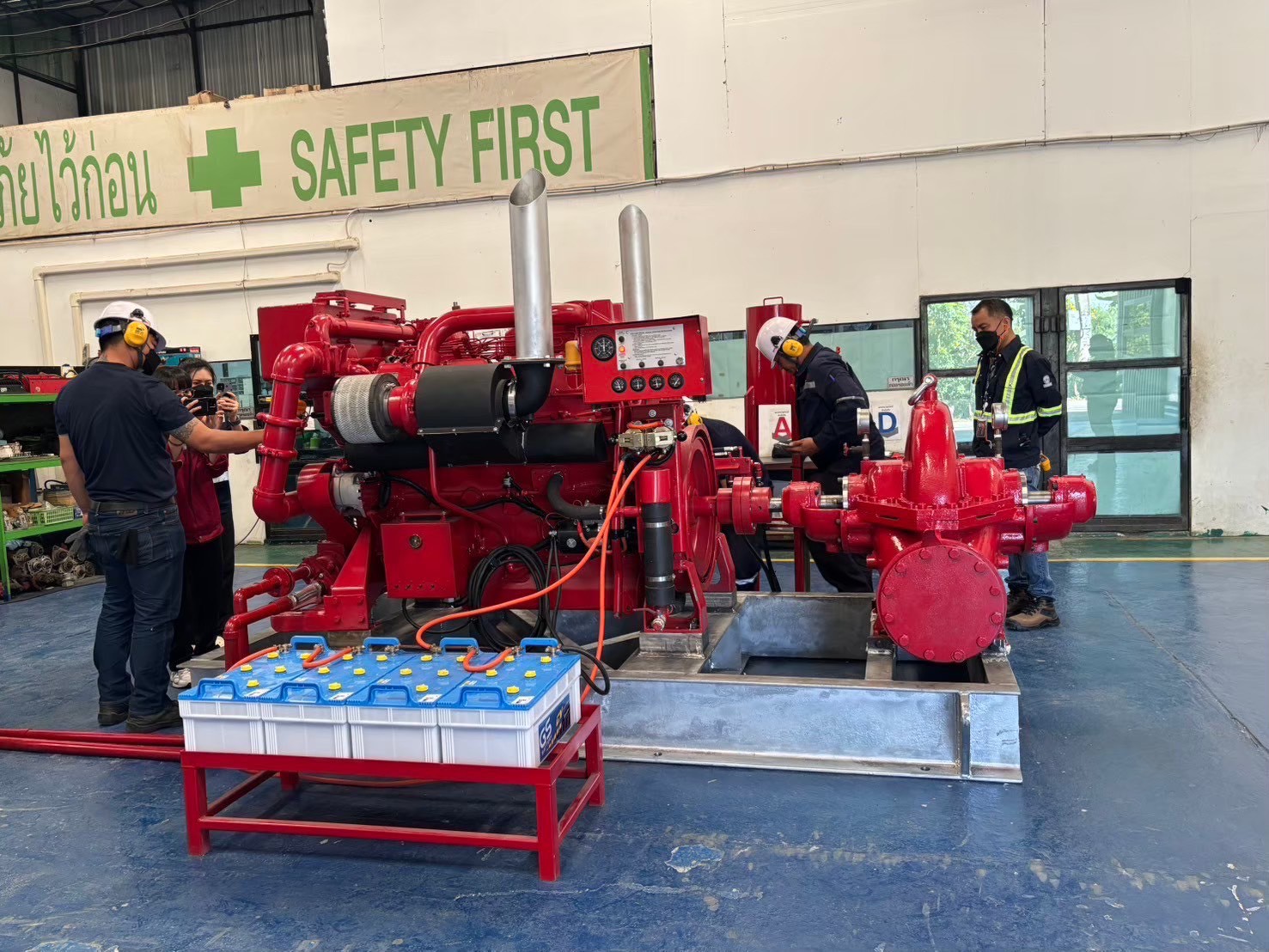 ซ่อมแซมปรับปรุง ติดตั้ง ท่อดับเพลิงและ ระบบดับเพลิง